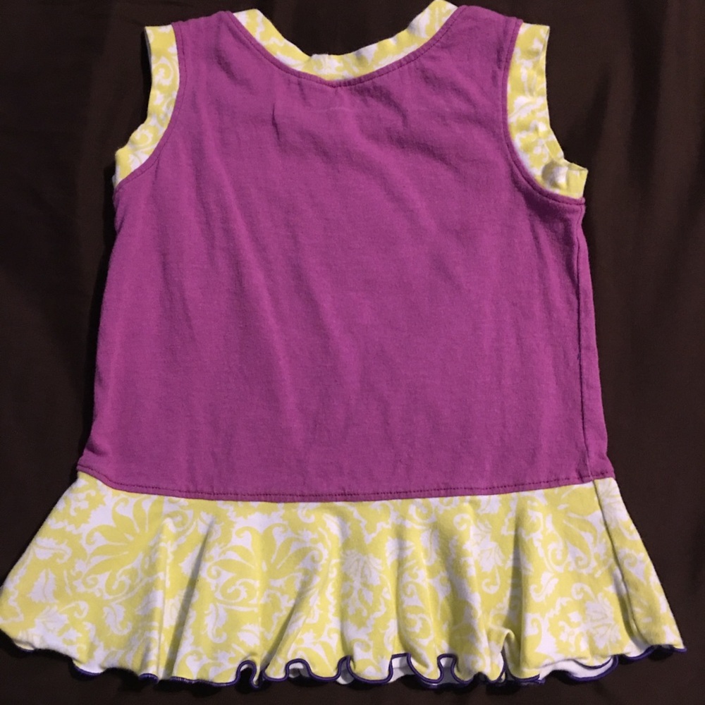 Tangled Upcycle Ruffle Shirt! ❤️ - Picture 2 of 2